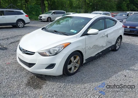 2011 Hyundai Elantra Gls z USA, uszkodzony, nr VIN 5NPDH4AE5BH049664